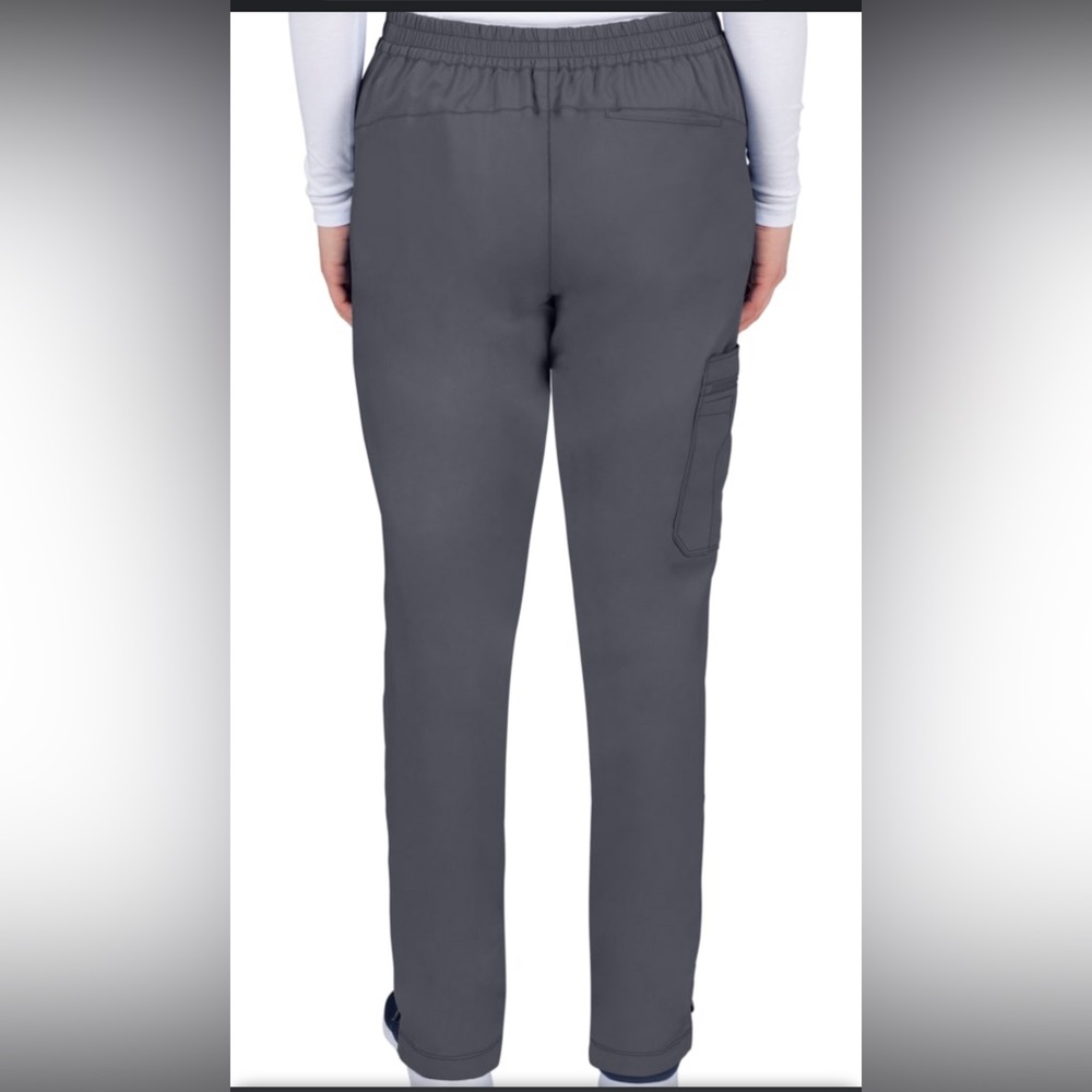 White Scrubs woman's pants “Healing Hands” #9181 Tamara - Picture 3 of 5